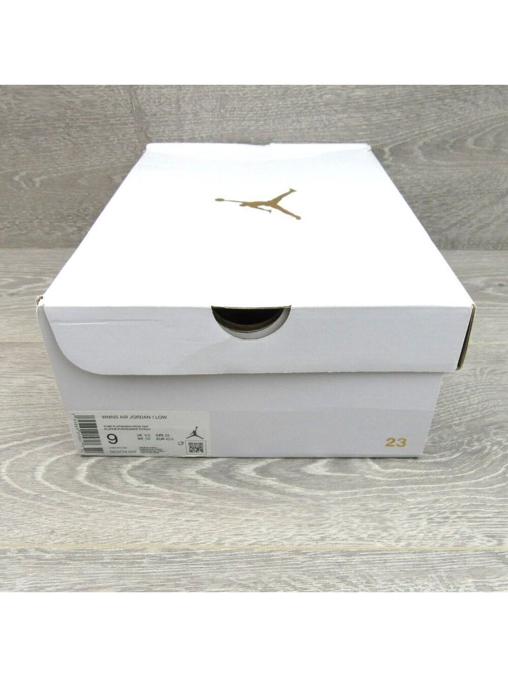 Air Jordan 1 Low Women's Size 9 Platinum White Citron Lemonade NEW - Picture 13 of 16